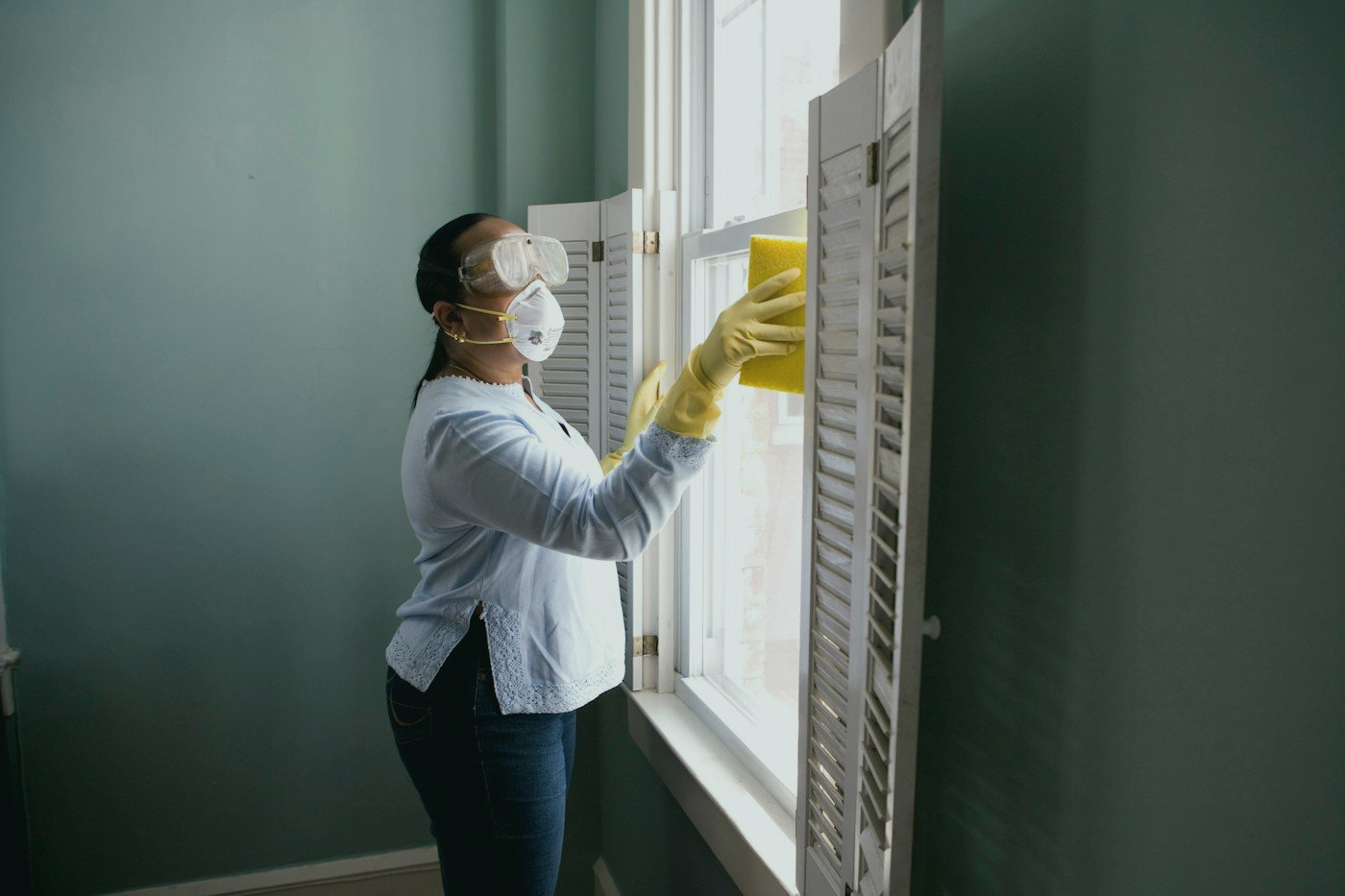 Home maintenance tools suggesting careful dryer vent care